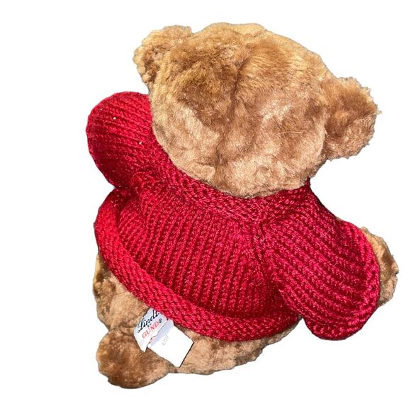 Gund Lindt Plush Teddy Bear Sweater Stuffed Animal Nursery Decor Baby Shower 9” - Picture 5 of 10